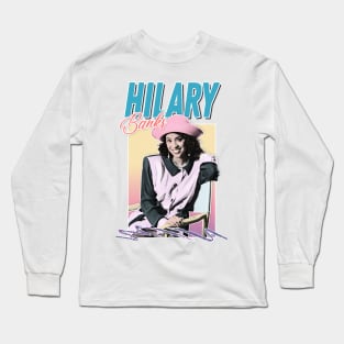 Hilary Banks - 90s Style Retro Tribute Design Long Sleeve T-Shirt